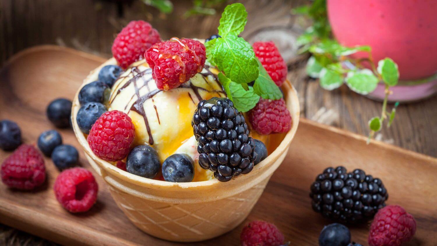 Пазл мороженое с ягодами - разгадать онлайн из раздела ...
 Мороженое с Ягодами
