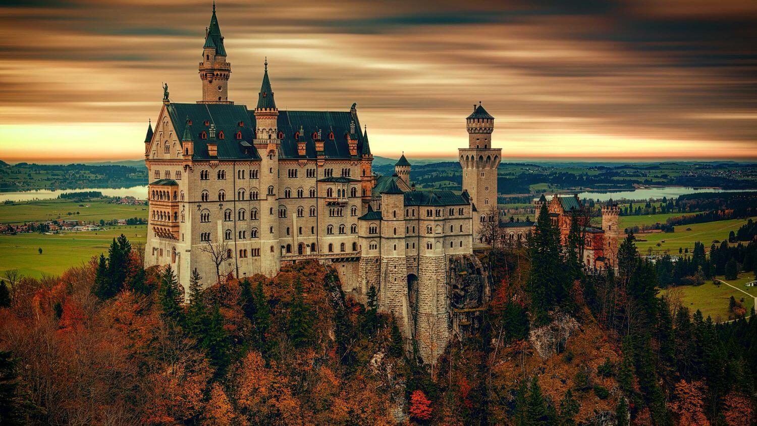 Достопримечательности Германии замок Нойшванштайн