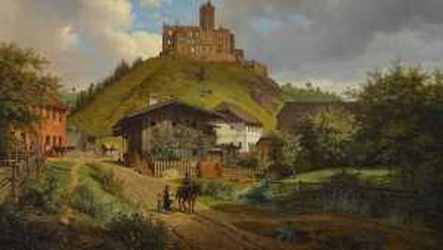 Руины замка Хильгартсберг - Карл Фридрих Хайнцманн