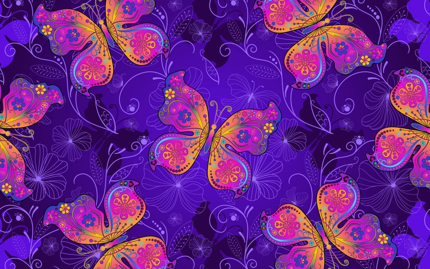 Цветочные бабочки