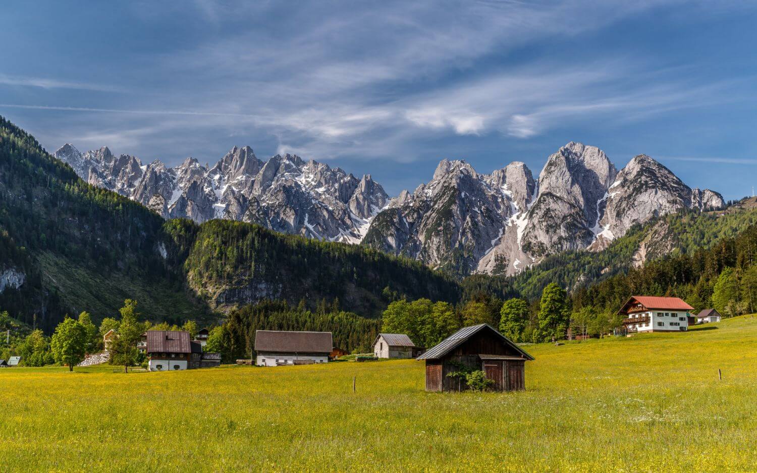 Домики в Альпах