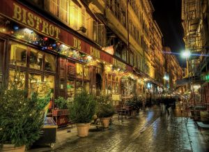 Ночные улочки Парижа