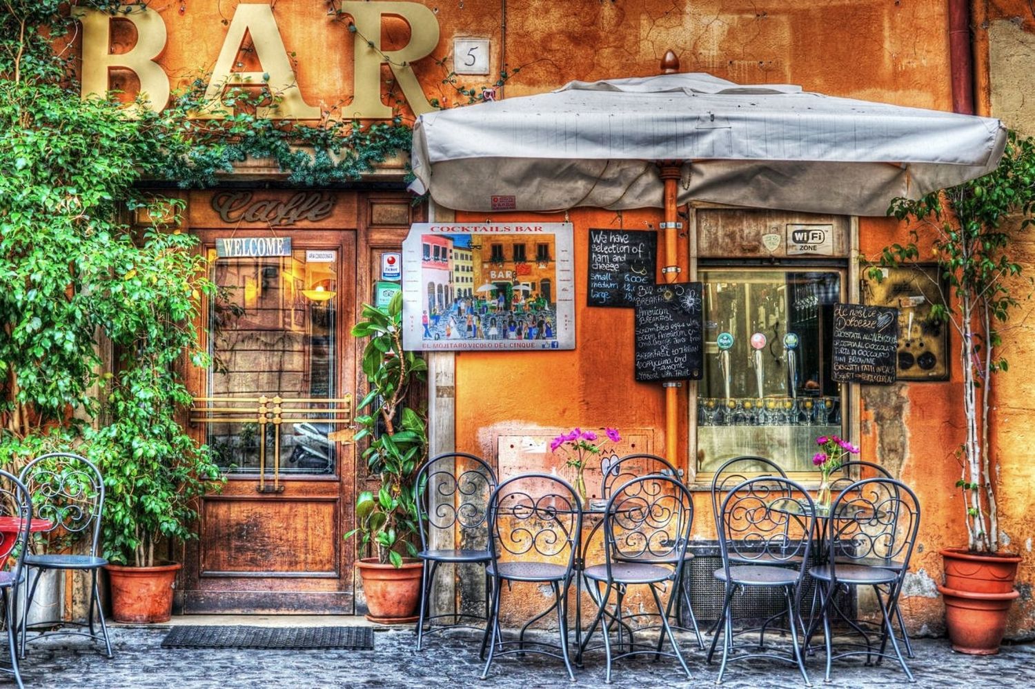 Улочки Италия кофейня