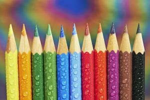 Разноцветные карандашики
