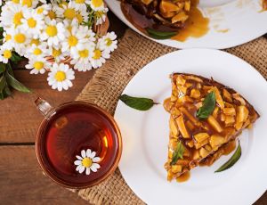 Ромашки и пирог