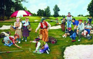Бабушки и гольф