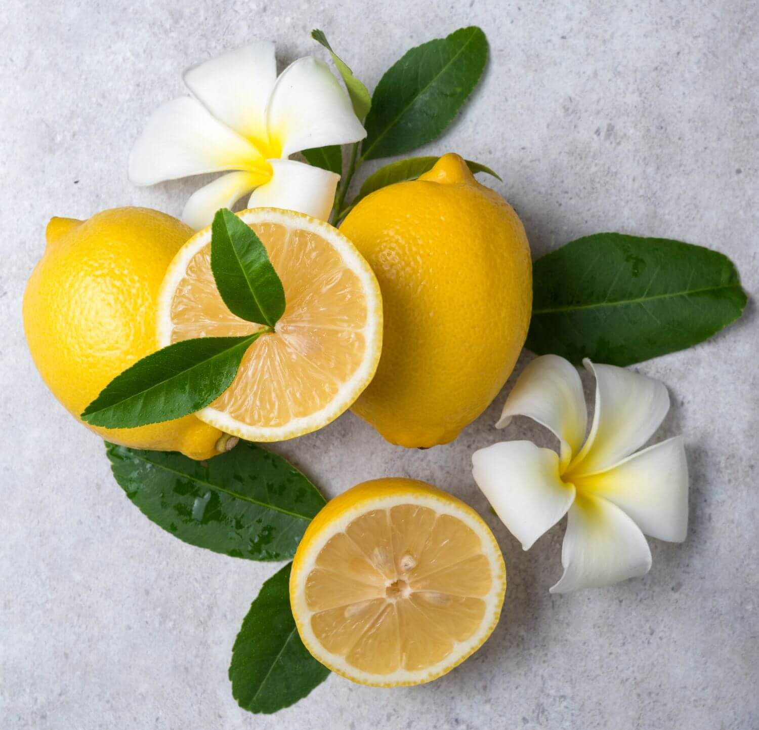 Лимоны и цветы