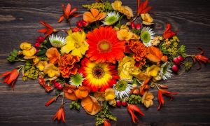 Цветочный ромб