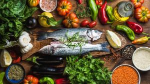 Рыбки и овощи