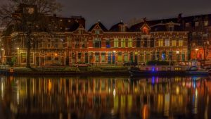 Амстердам в ночи