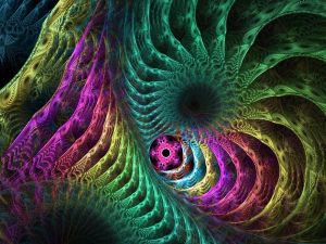 Фрактал гусеница