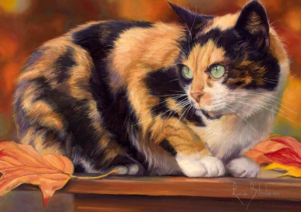 Cat painting