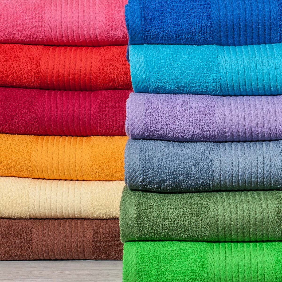 Разноцветные полотенца
