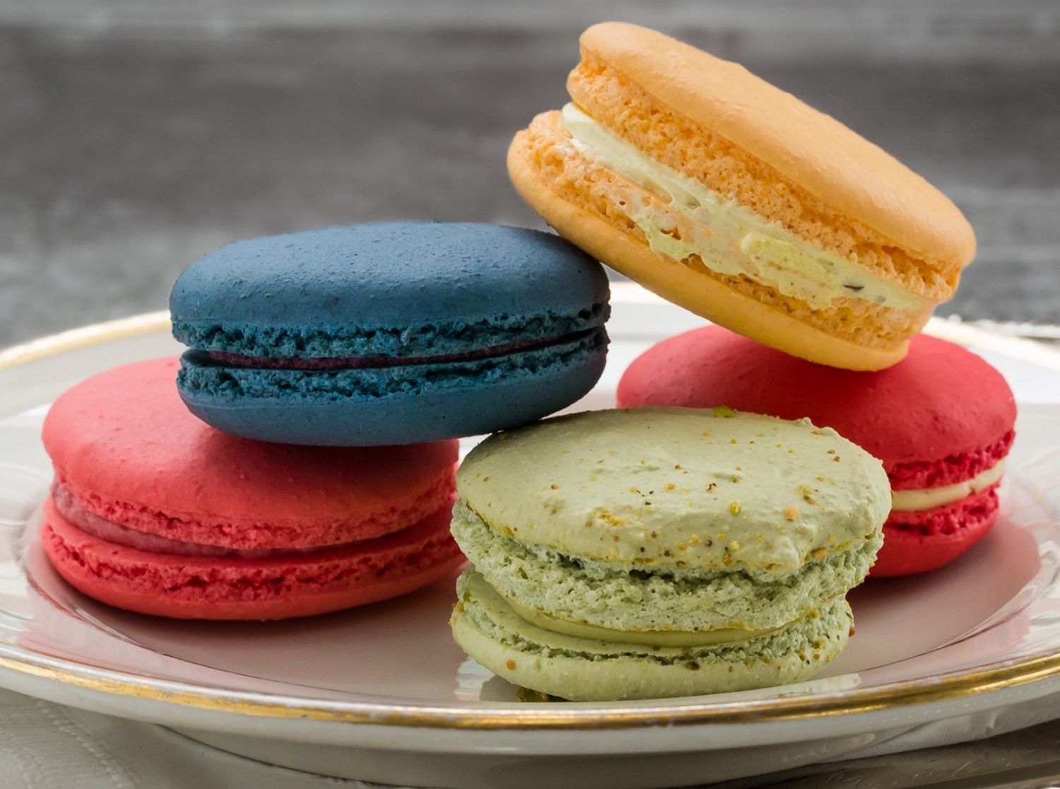 Разноцветное печенье macarons рецепт