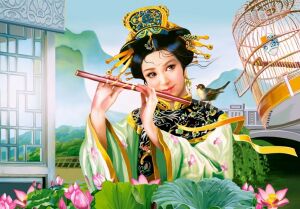 Девушка с флейтой