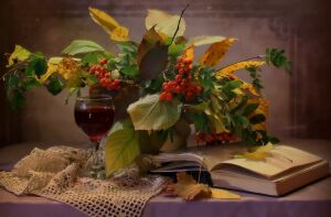 Рябина и вино