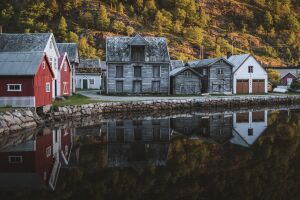 Деревня Норвегии