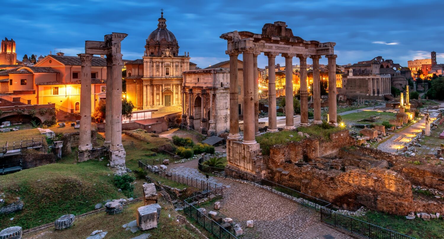 Рим - исторические развалины