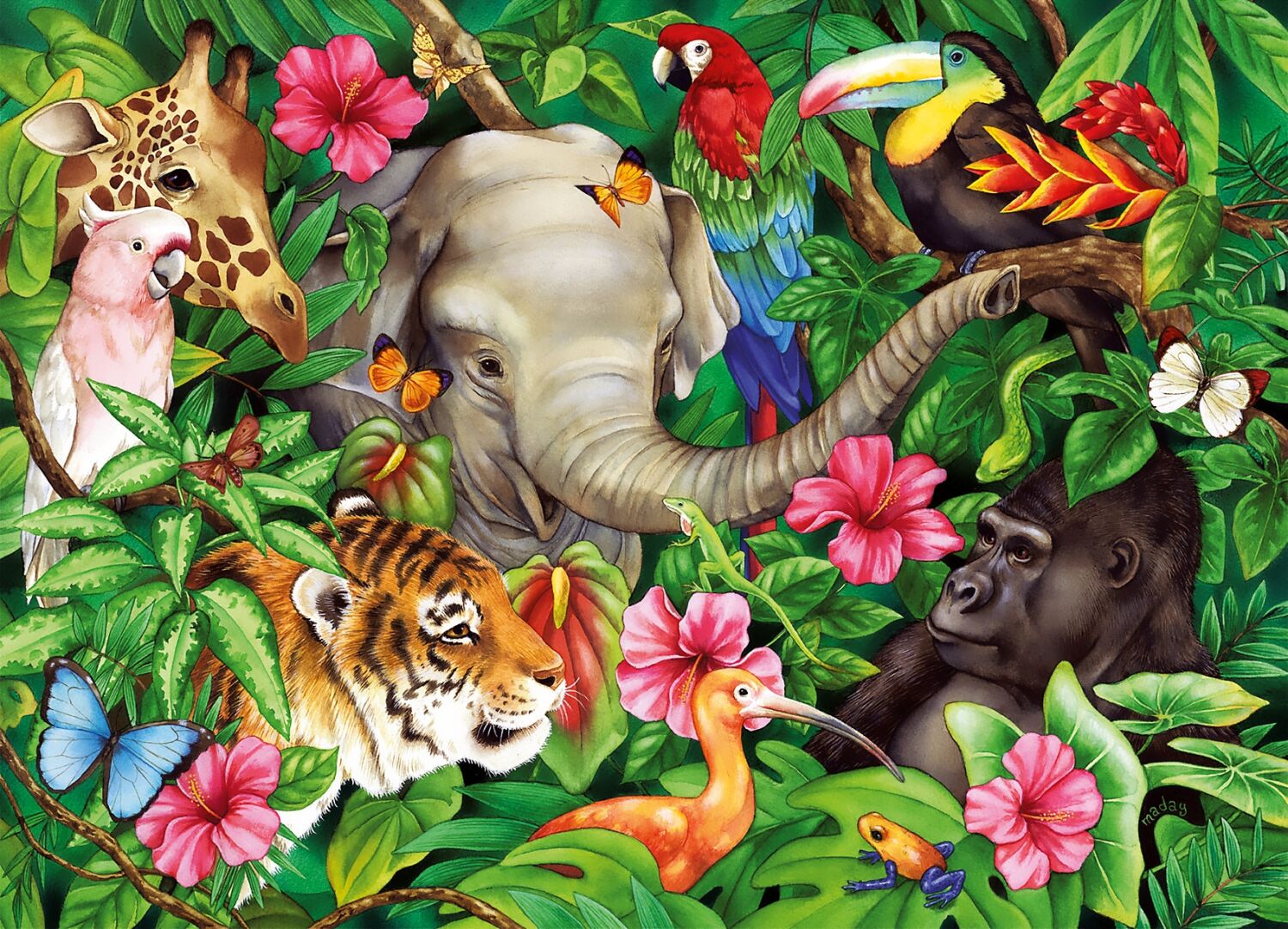 Животные живущие в джунглях