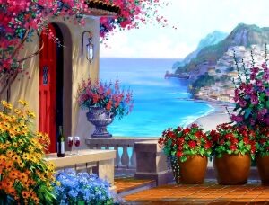 Вино у крыльца