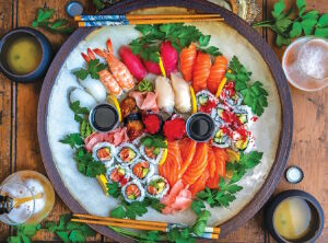 Разнообразные суши