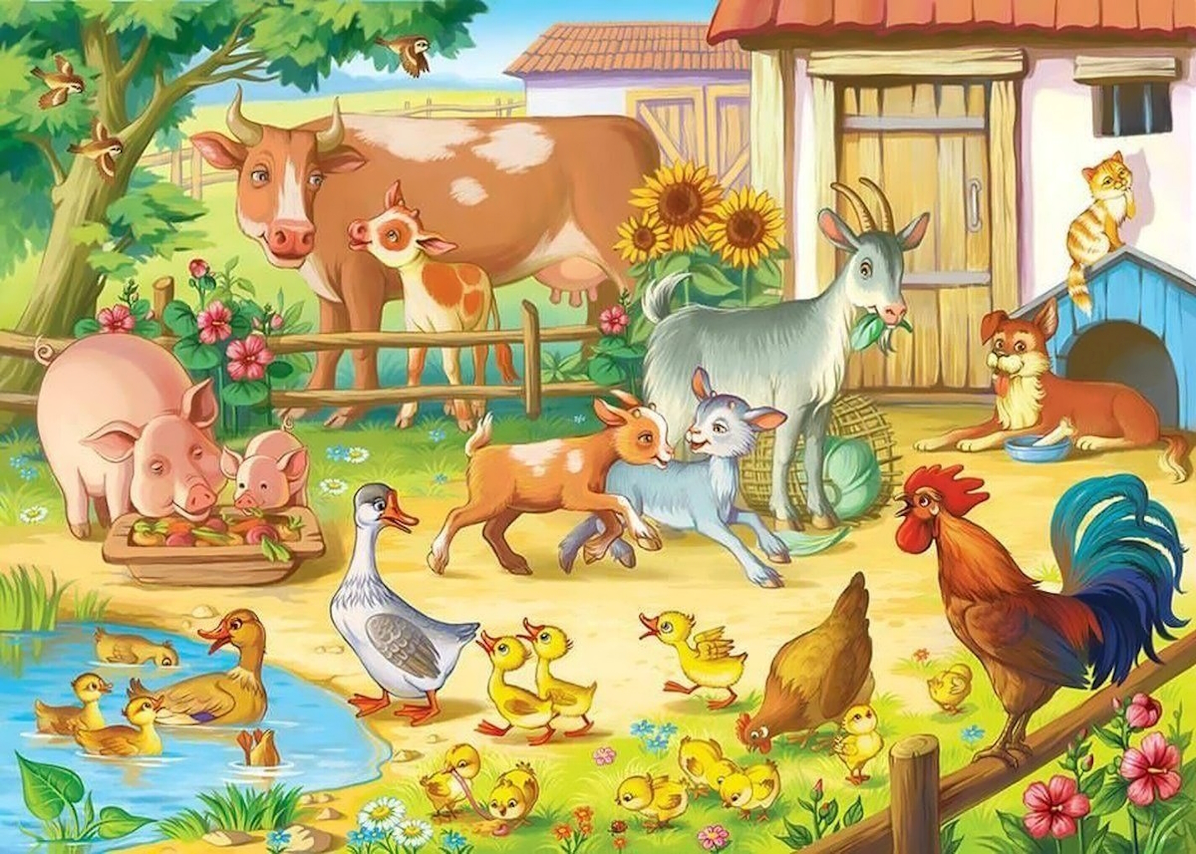 детские картинки с животными для малышей
