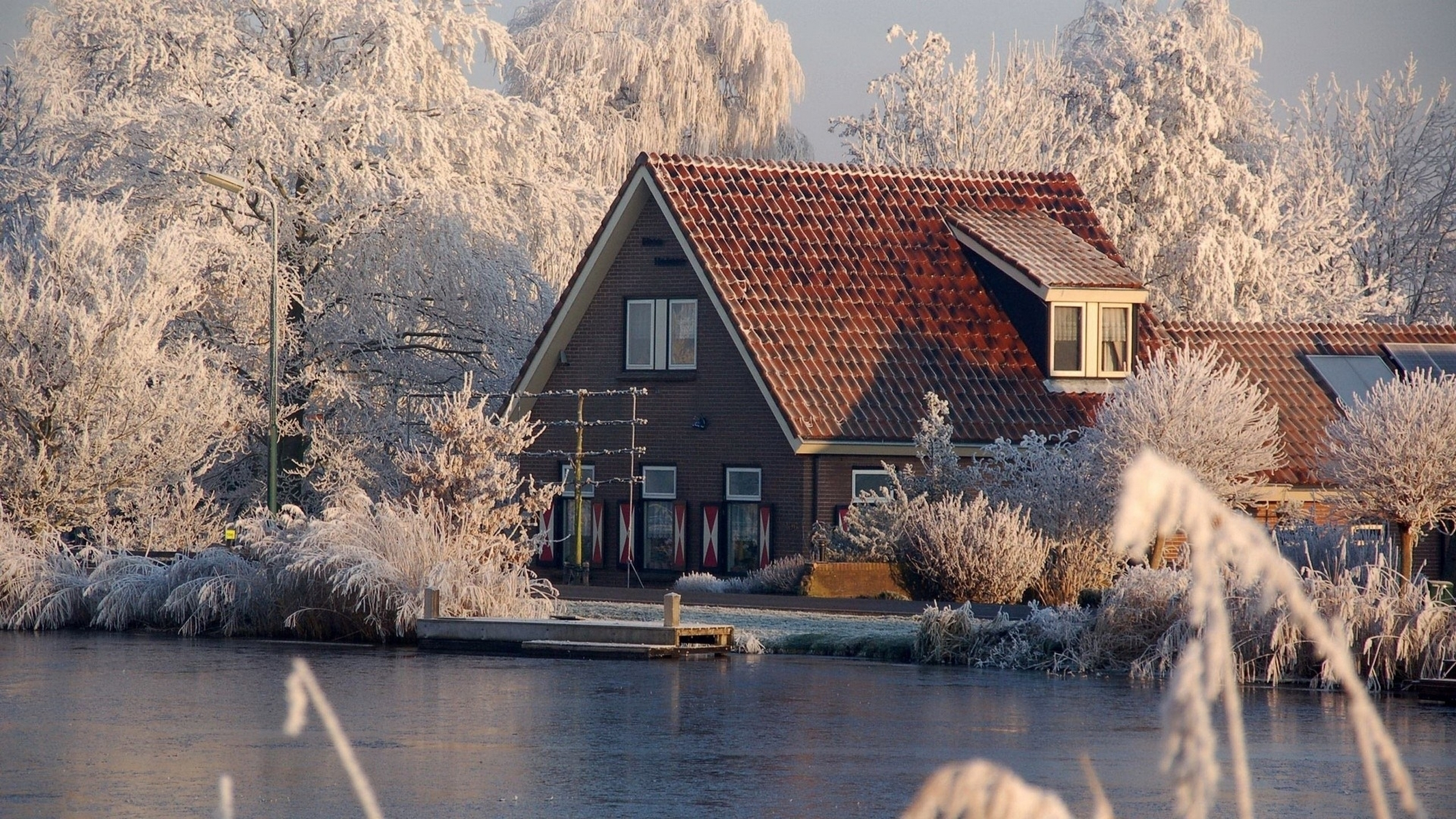 Зимняя красота и дом
