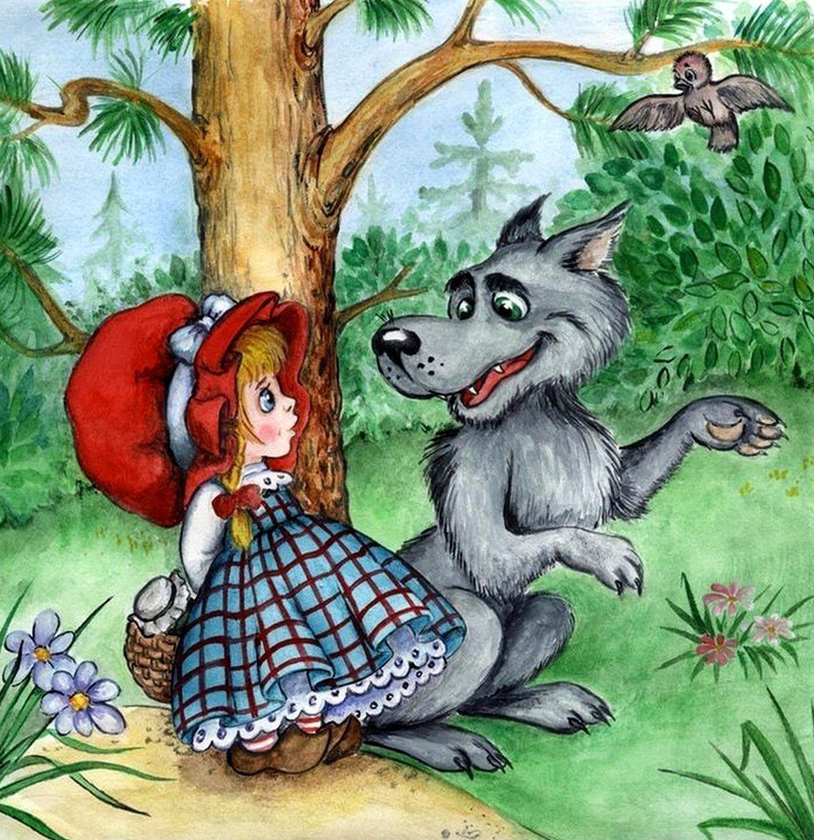Волк и Красная шапочка