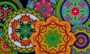 Яркие мандалы