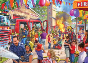 Пожарные и дети