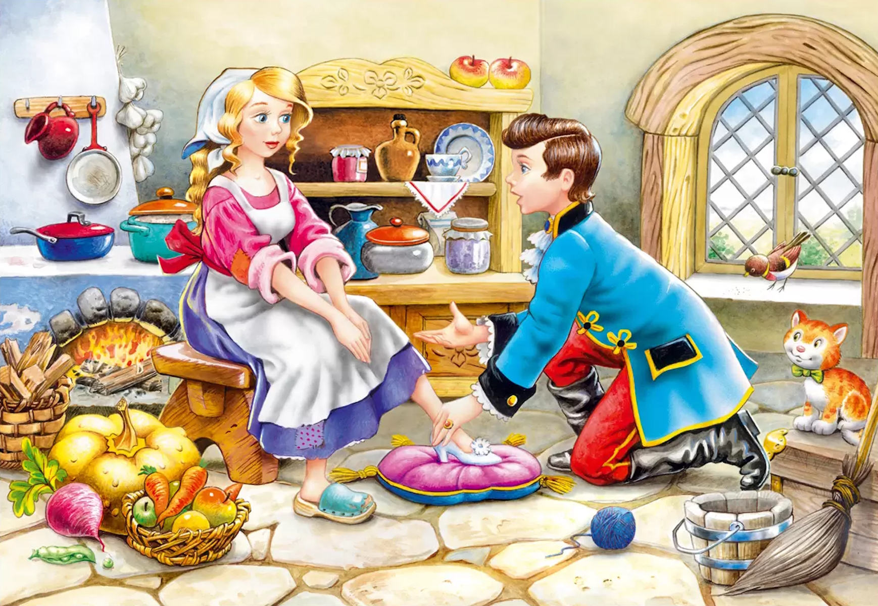 Золушка картинки из сказки. Пазлы Castorland 260. Cinderella Puzzle Castorland 260. Пазлы Золушка 260. Золушка Castorland Puzzle 260.