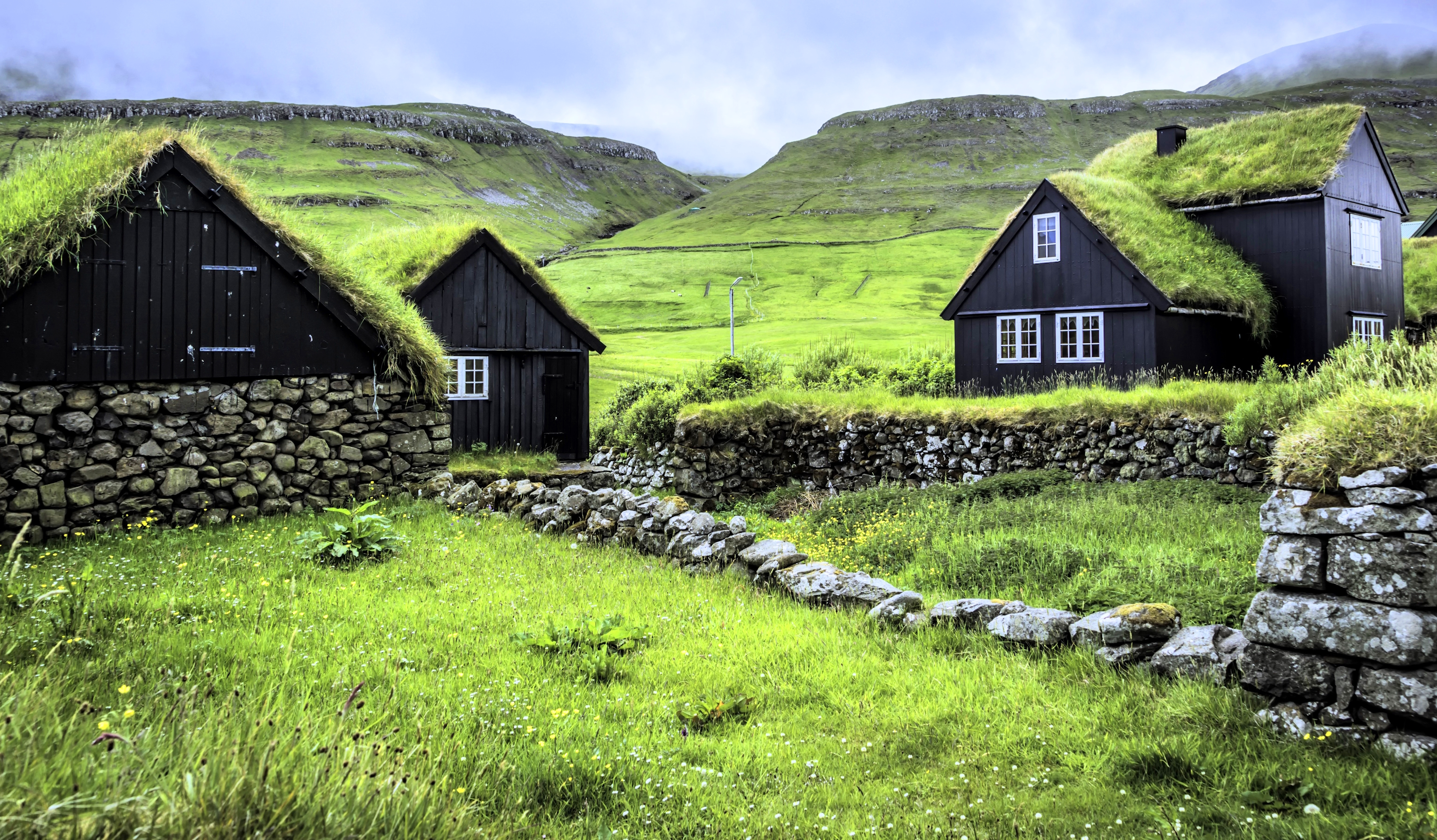 Деревенские дома в Норвегии