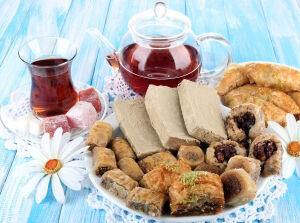 Чай с халвой