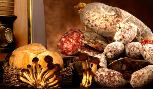 Грибы и мясо