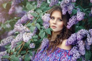Девочка сирень