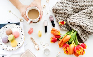 Какао и тюльпаны