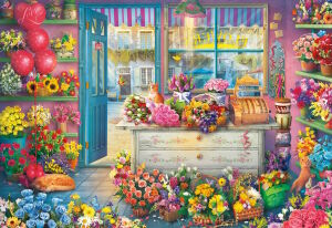 Цветочный магазин с котиками