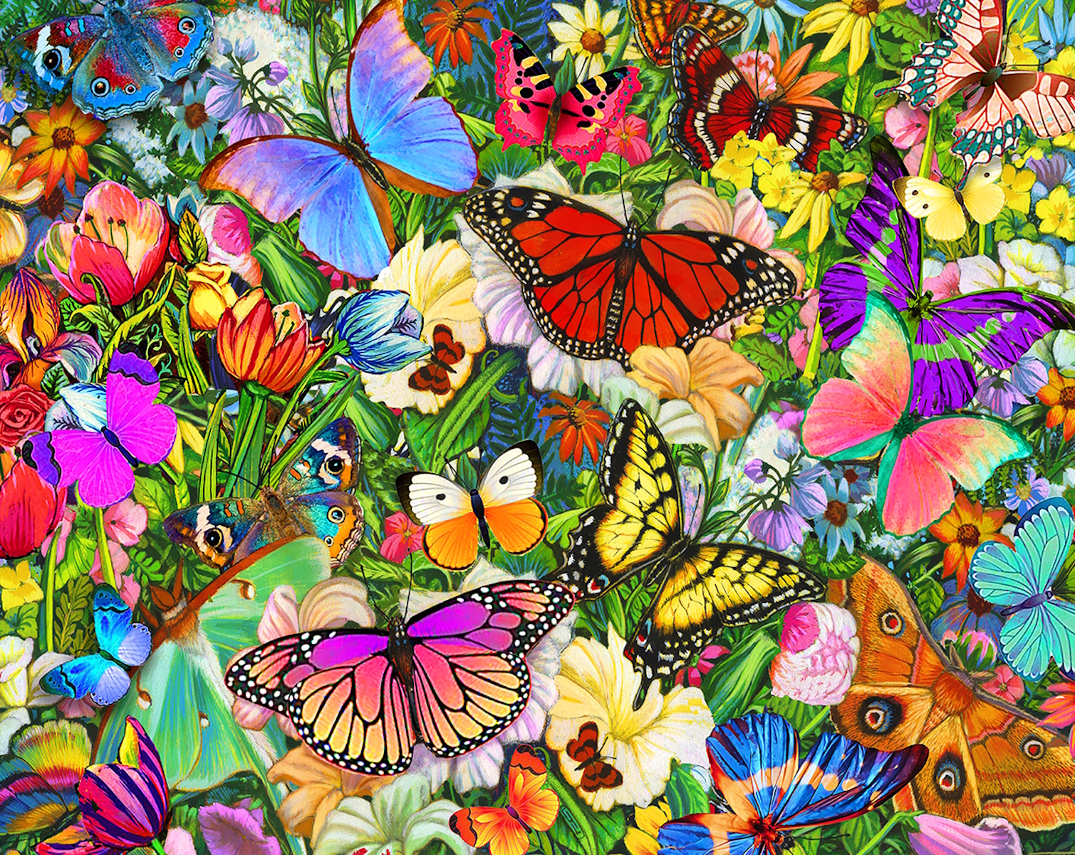 Пазл бабочка. Яркие рисунки бабочки. Бабочки коллаж. Бабочки и цветы коллаж.