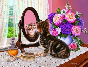 Кошка в зеркале