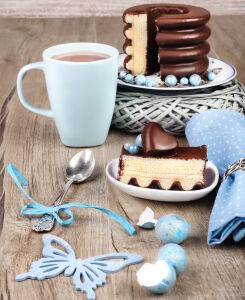 Кофе с пирожным