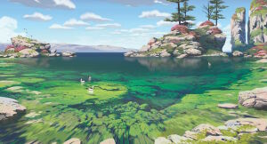 Лесное озеро