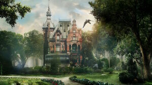 Замок и птица