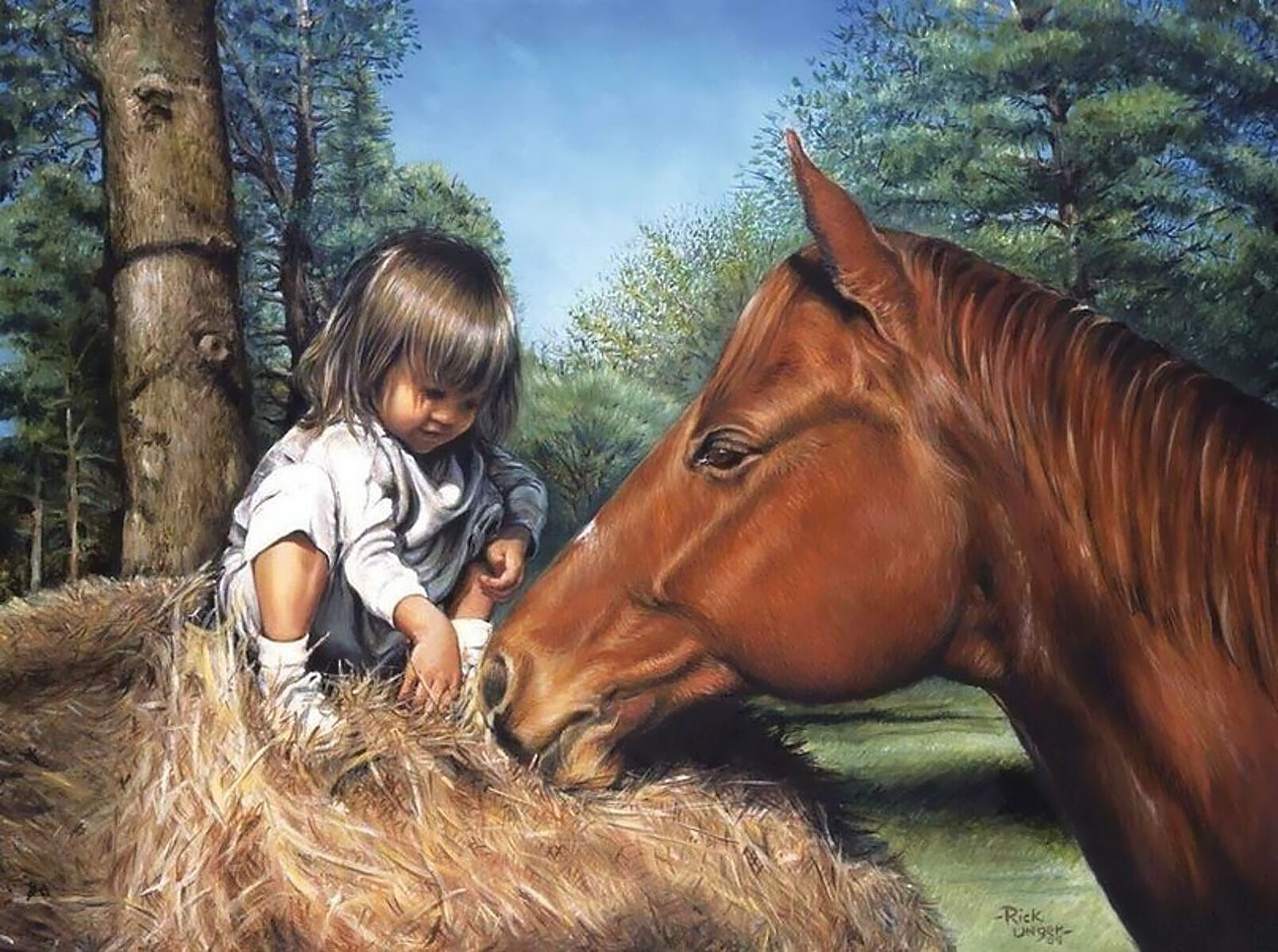 Малышка и лошадь