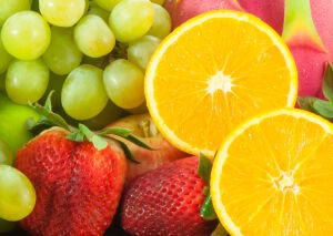 Апельсины и клубника