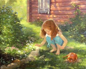 Девочка и лягушка