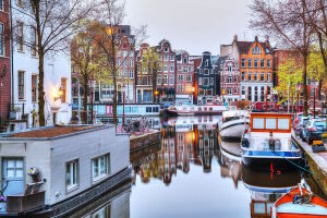 Пристань в Амстердаме