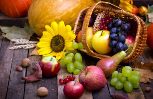 Осенние овощи фрукты