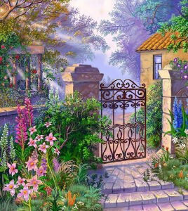 Отворю потихоньку калитку