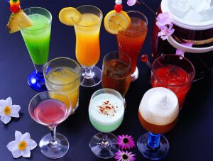 Напитки и цветы