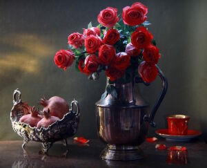 Розы и гранат
